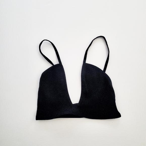 Free People XS/S One Kiss Bralette Bra Black - Picture 3 of 3